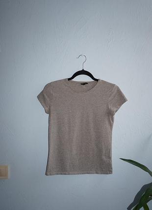 Женская хлопковая футболка massimo dutti