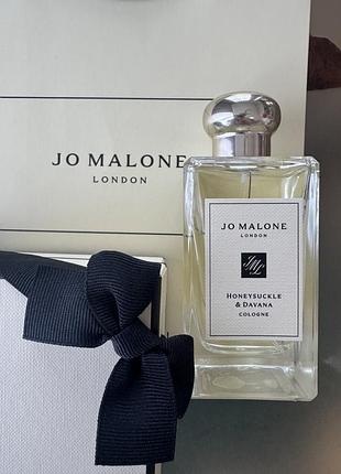 Парфумерна вода jo malone honeysuckle and davana, 100 ml, один затест