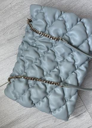 Сумка zara голубая 3