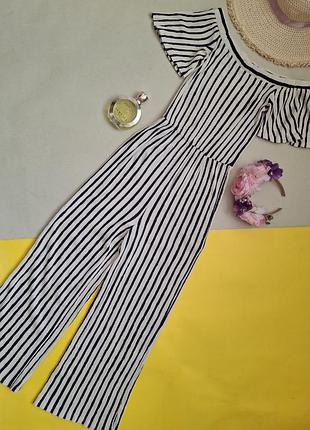 Комбінезон брючний в смужку р.xs,s,bershka