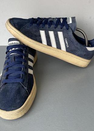 adidas gazelle silver green womens Adidas Campus BZ0086 Mens Blue Suede Casual Low Top Lifestyle Sneakers
