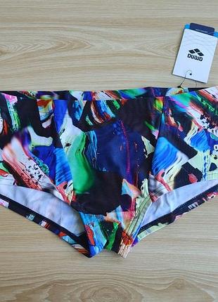 Чоловічі плавки боксери arena m colourful paintings low waist short black-multi