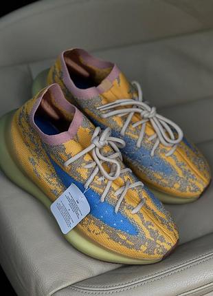 Кроссовки adidas yeezy 380 blue oat reflective распродаж sale