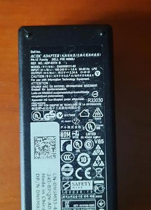 Оригинальное зарядное устройство для ноутбуков (dell)