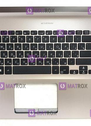 Передняя панель для asus vivobook 15 x507, x507ma, x507m золотистый