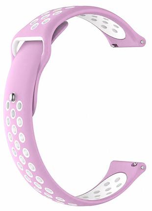 Силиконовый ремешок active air для smart watch 22mm powder / white