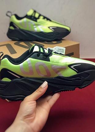 Кроссовки adidas yeezy boost 700 vx silver gray lime распродаж sale