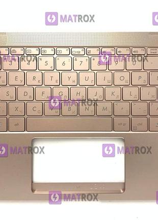 Передняя панель для asus zenbook 3 ux390, ux390ua розовое золото