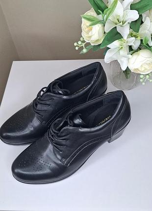 Женские черные туфли на небольшом каблуке dream pairs ✨ классические / 41