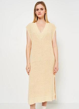 Платье жилетка вязаная новая h&amp;m