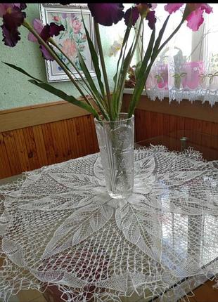 Вязанная скатерка