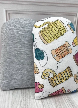 Портновская подушечка для вто needle craft прямоугольная с швейным рисунком