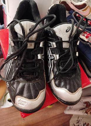 Мужские кроссовки кожа asics