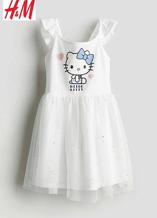 Новое праздничное платье с фатиновой юбкой h&amp;m 6-8роков