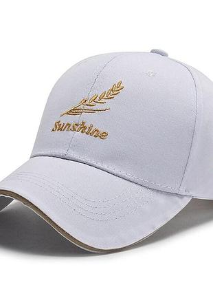 Бейсболка narason в білому кольорі з логотипом sunshine