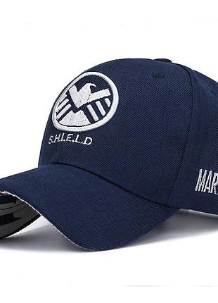 Бейсболка narason темно-синяя с логотипом s.h.i.e.l.d
