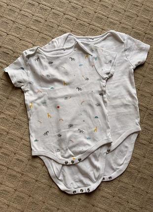 Набір боді next 👶 2 шт | ніжні кольори | must-have