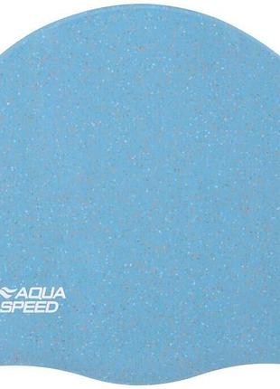 Бірюзова силіконова шапочка для плавців aqua speed reco 9788