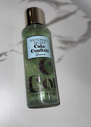 Victoria’s secret спрей парфумований з шимером 🎀candy confetti🎀міст для тіла вікторія сікрет парфуми