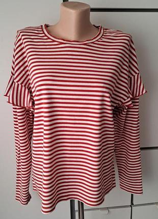 Трикотажний топ з довгим рукавом h&m