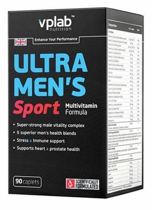Витамины vplab nutrition ultra men's sport 90 caplets (372001)