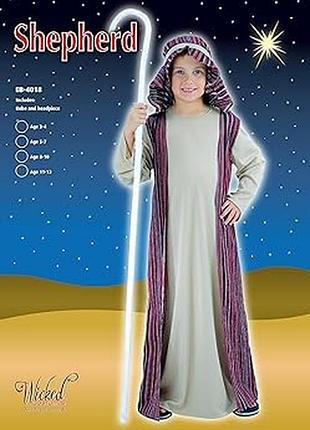 Детский карнавальный костюм 76 (shepherd) от бренда wicked costumes. 8-10р