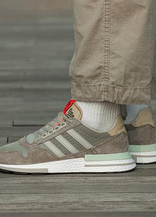 👟 кроссовки adidas zx 500 rm beige / наложка bs👟