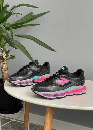 Кросівки new balance 2000 black pink u2000dm