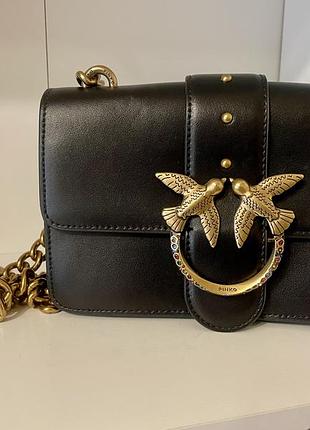Оригінальна сумка pinko love one mini diamond з камінцями