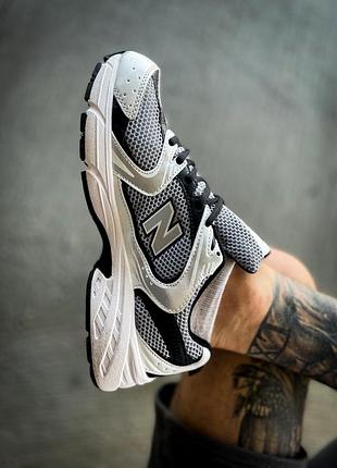👕new balance 530 "white/black/silver"👕