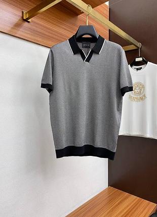 Чоловіча вʼязана футболка поло kiton