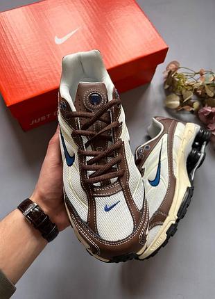 Nike shox ride 2 brown white 5