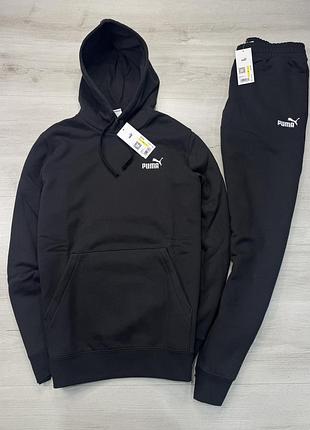 Оригніальні чоловічі костюми puma всі розміри в чорному та сірому кольорах