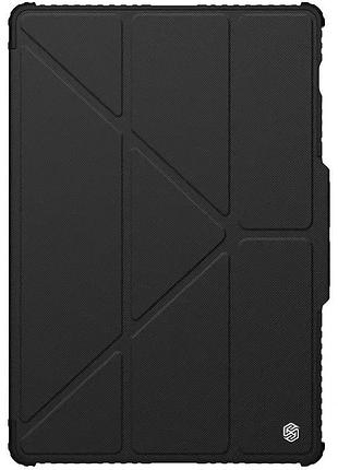 Чехол-книжка nillkin bumper pro multi-angle для samsung galaxy tab s10 ultra / s9 ultra (14.6'') black