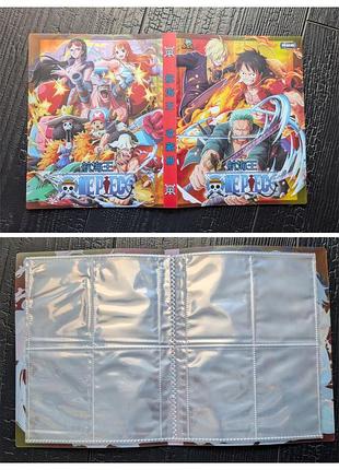 Альбом для коллекционных карточек one piece card game tcg коллекционирование карты аниме книга для хранения карт ван пис anime ванпис