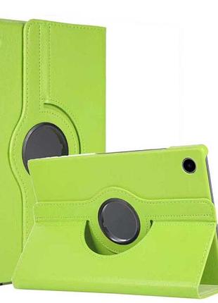 Чехол книжка поворотный 360 для планшета samsung galaxy tab a11 x133 / x135 / x130 apple green