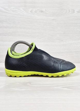 Дитячі футбольні сороконіжки без шнурівки puma оригінал, розмір 35.5 (копочки)