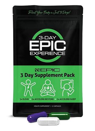 Элив8 + акселер8 (3-day elev8 and acceler8) 9 капс - b-epic