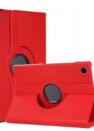 Чехол книжка поворотный 360 для планшета samsung galaxy tab a11 x133 / x135 / x130 красный / red