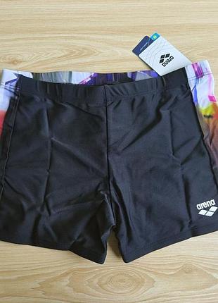 Чоловічі плавки боксери arena m colour bleeding short black-multi