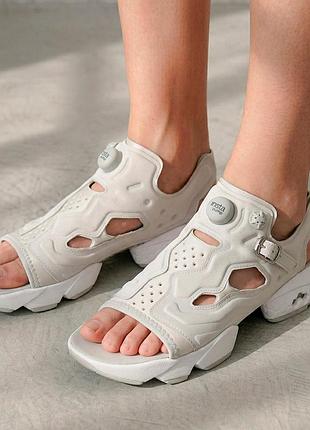 Новые серые кроссовки с коробкой reebok instapump 36,5 3.5976us