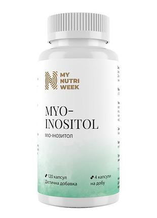 Міо-інозитол myo-inositol my nutri week 120 капсул
