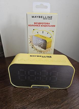 Бездротова usb колонка будильник мейбелін maybelline