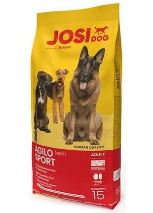 Корм сухий josidog agilo sport високопереробний корм для спортивних собак 15 кг