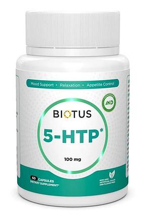 5-htp (5-гидрокситриптофан) biotus 5-htp капсулы по 100 мг №60