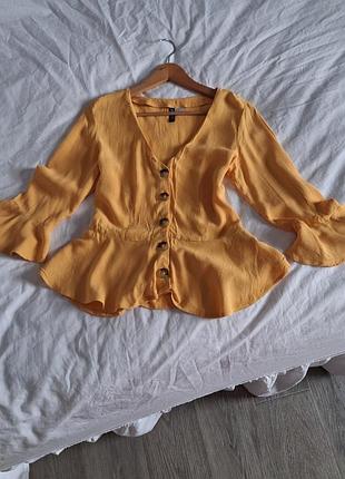 Женская блуза h&amp;m оранжевого цвета