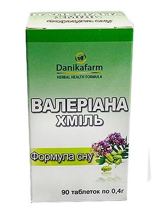 Диетическая добавка валериана – хмель – формула сна
