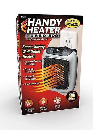 Портативный обогреватель handy heater turbo 800 w. top shop ua_