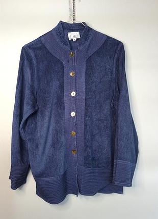 Sahara boho lagenlook vintage cardigan качественный бохо шик кардиган кофта свитер свитшот на пуговицах бархатная текстура золотистая фурнитура размер м