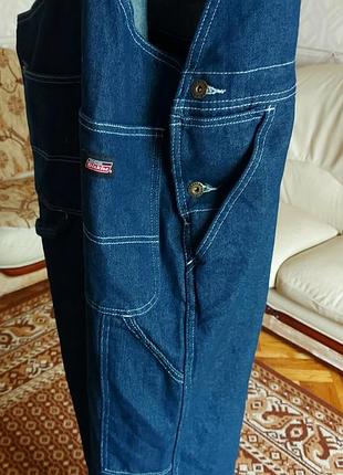 Комбінезон на бретелях 100% cotton джинс 4